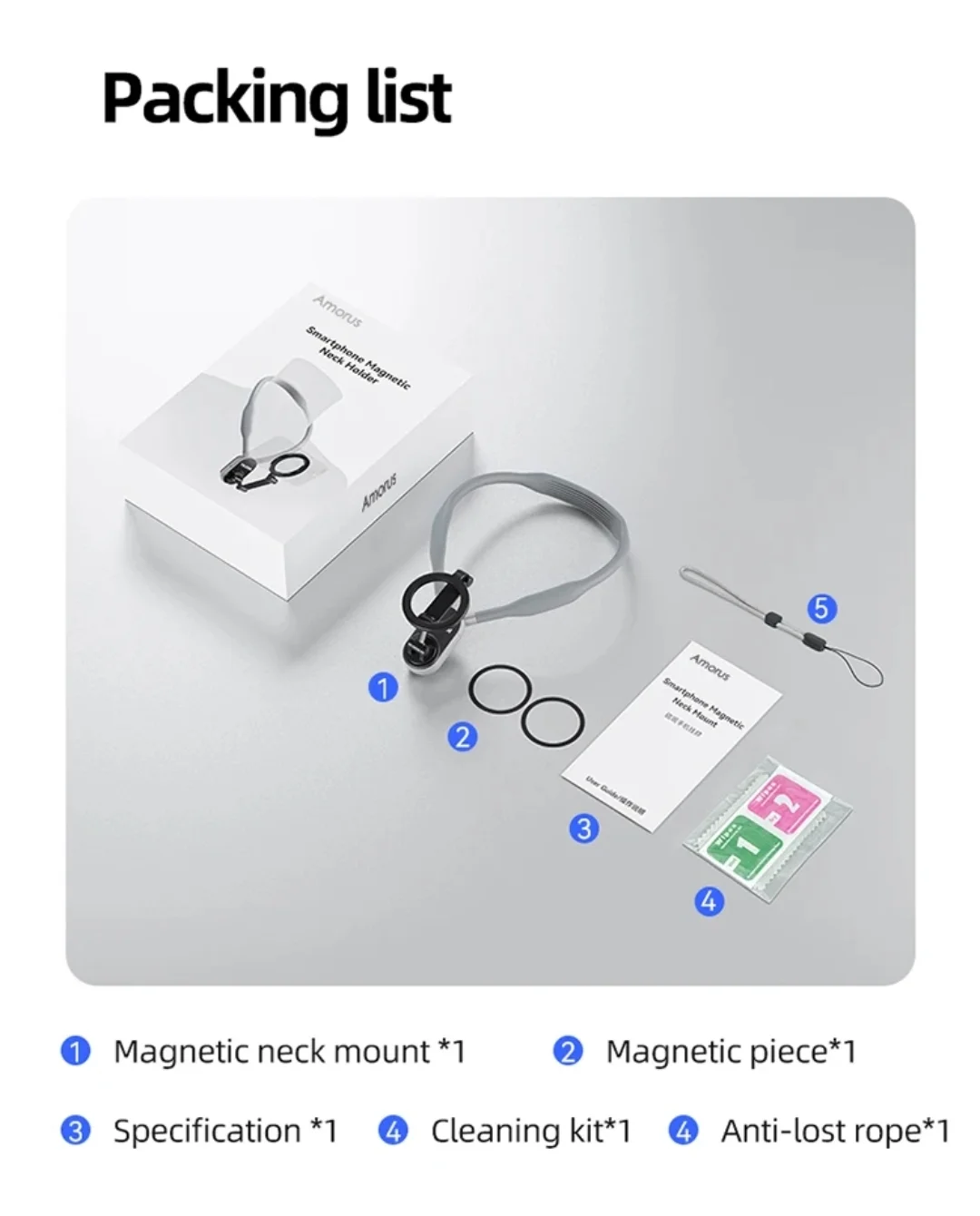 Amorus Magnetic Neck Holder - Image 3