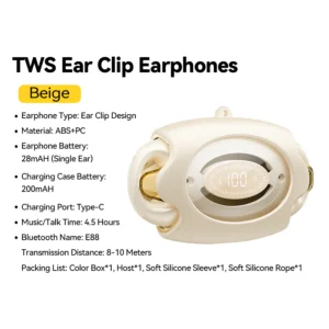 Essager E88 Bluetooth TWS Earclip Earphones