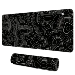 Mouse Pad Black and white lines For Desk