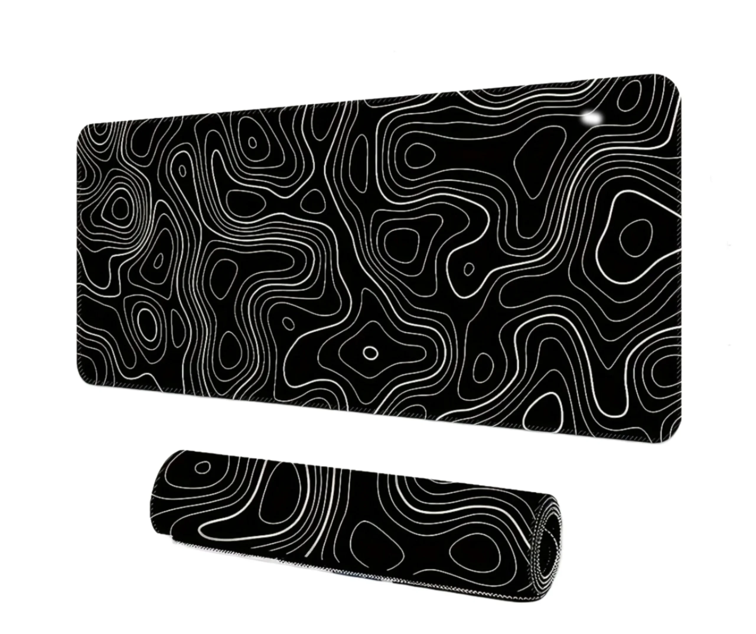 Mouse Pad Black and white lines For Desk