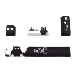 Bear 4 Keycap Keyboard Set Mini