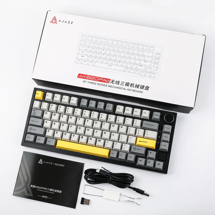 Ajazz AK820 Pro Mechanical Keyboard Gift Switch - Image 3