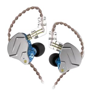 KZ ZSN Pro With Mic 1BA+1DD Hybrid technology HIFI Bass Earbuds Metal In Ear Earphones