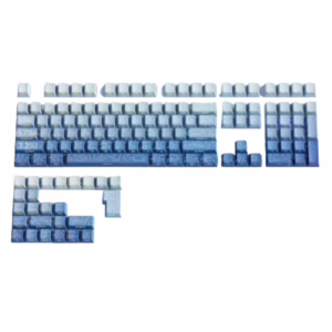 133-Key PBT Keycap Set Compatible with MX Mechanical Keyboards - OEM Profile, Side-Print Backlit Color-Coded Keys