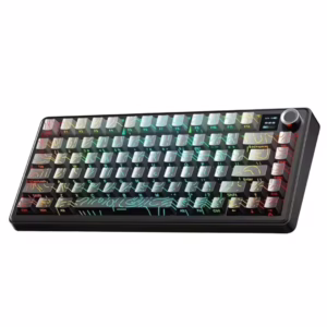 AULA F75 MAX  Gasket-mounted Hot- swappable Tri-Mode Mechanical Keyboard with TFT Screen